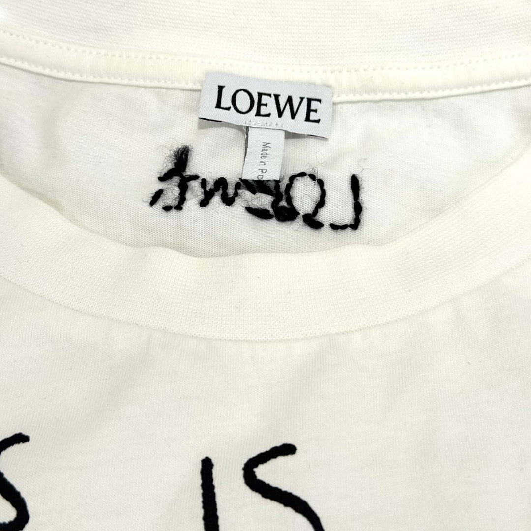 Loewe World Print White T-Shirt #S