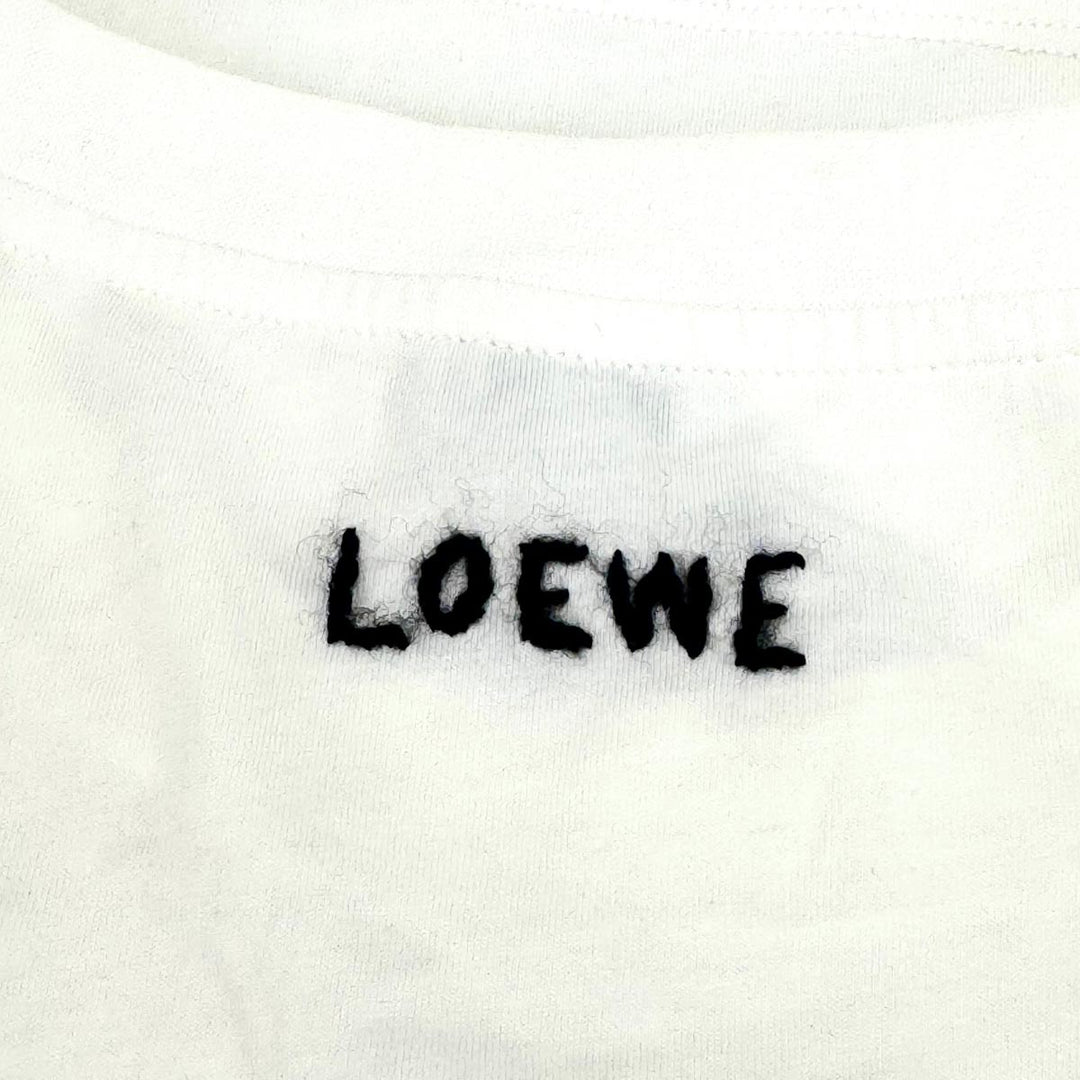 Loewe World Print White T-Shirt #S
