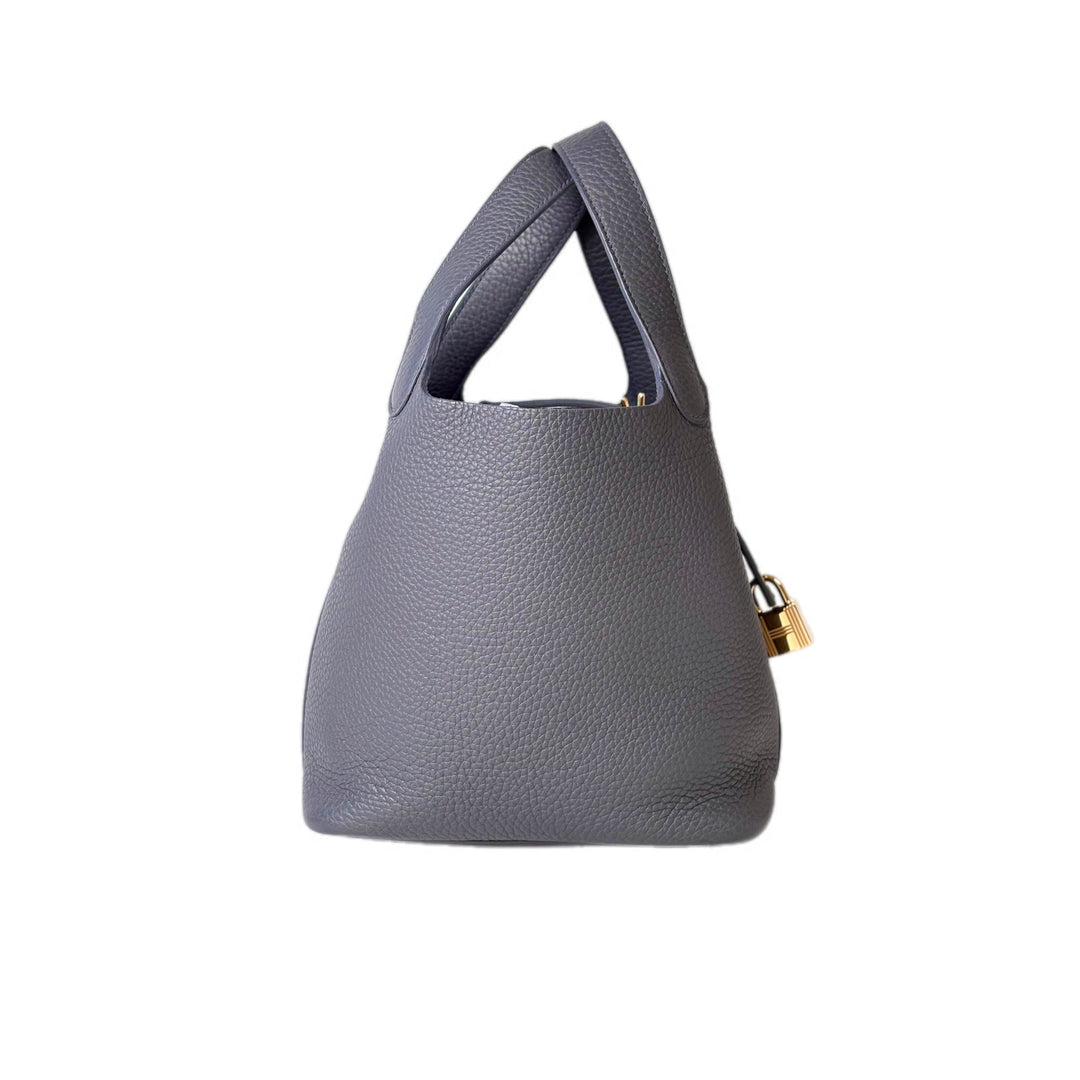 Hermes Picotin 18cm Bag TC Ardoise 85
