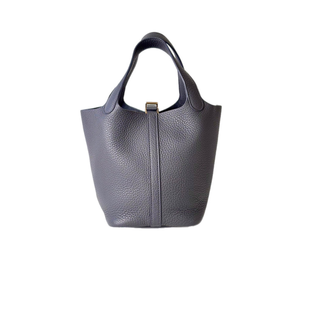 Hermes Picotin 18cm Bag TC Ardoise 85