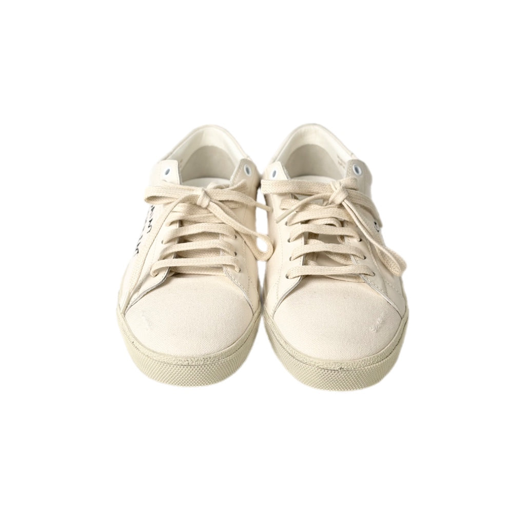 YSL Court Cream Sneaker #40