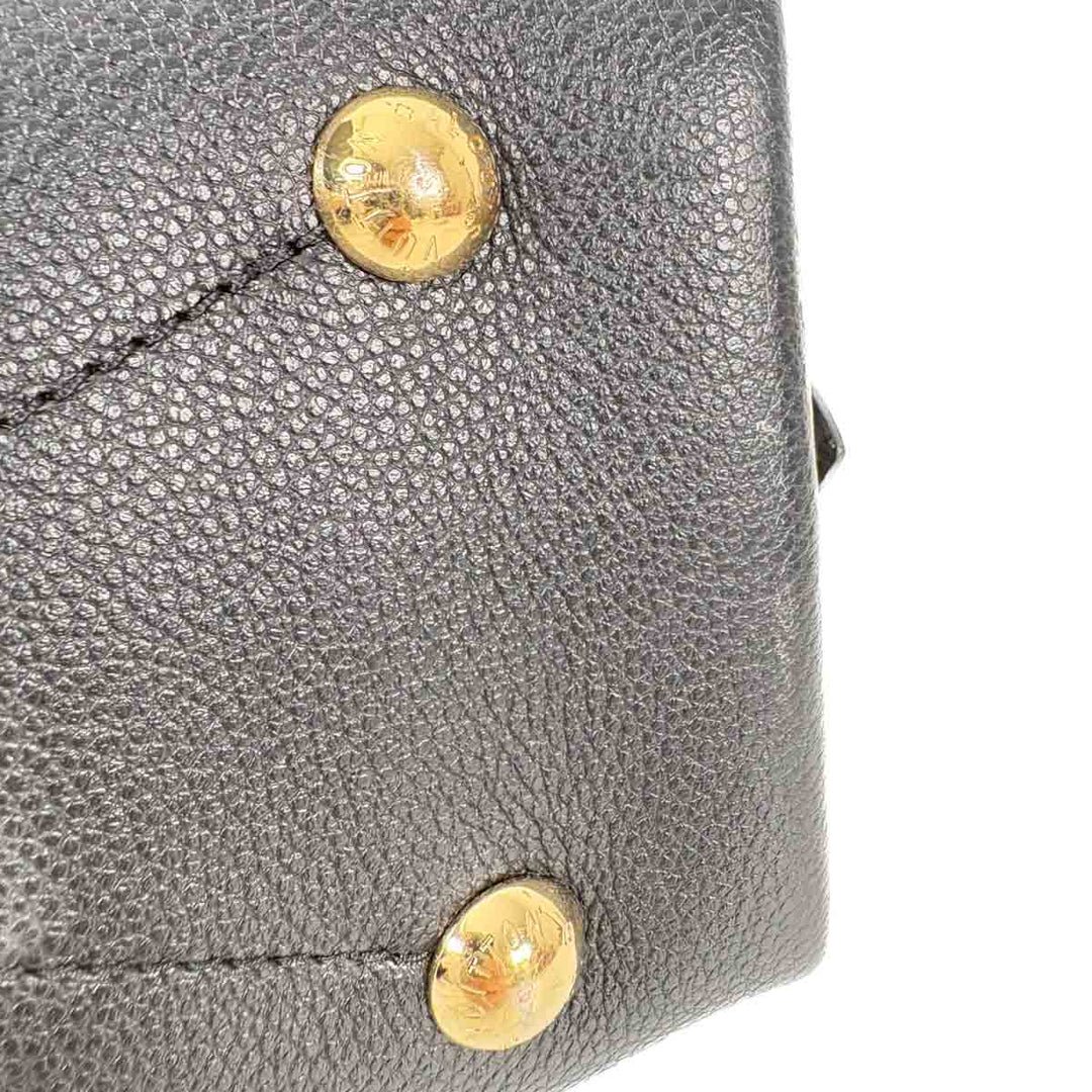 Louis Vuitton Alma BB Calfskin Black Bag