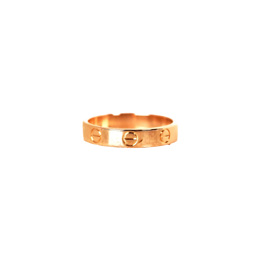 Cartier Love Ring Rose Gold #52