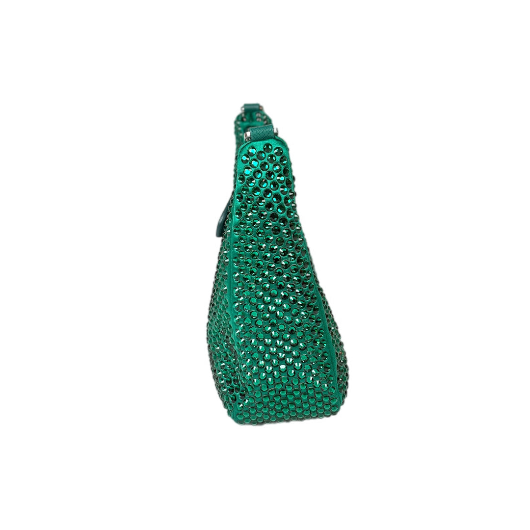 Prada Re-edition Crystal Bag Green