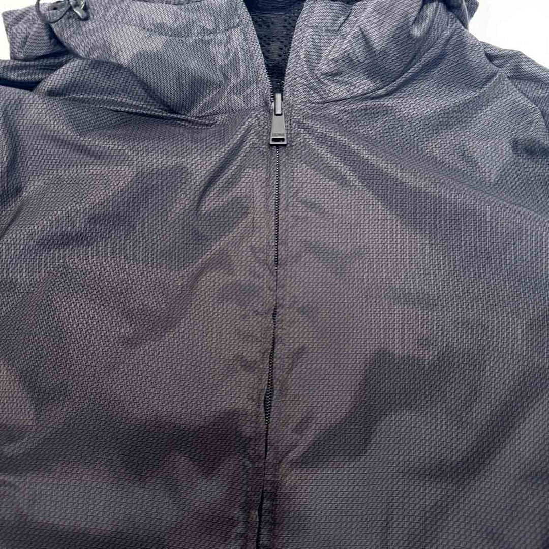 Fendi Black Zipped Up Nylon Jacket #48