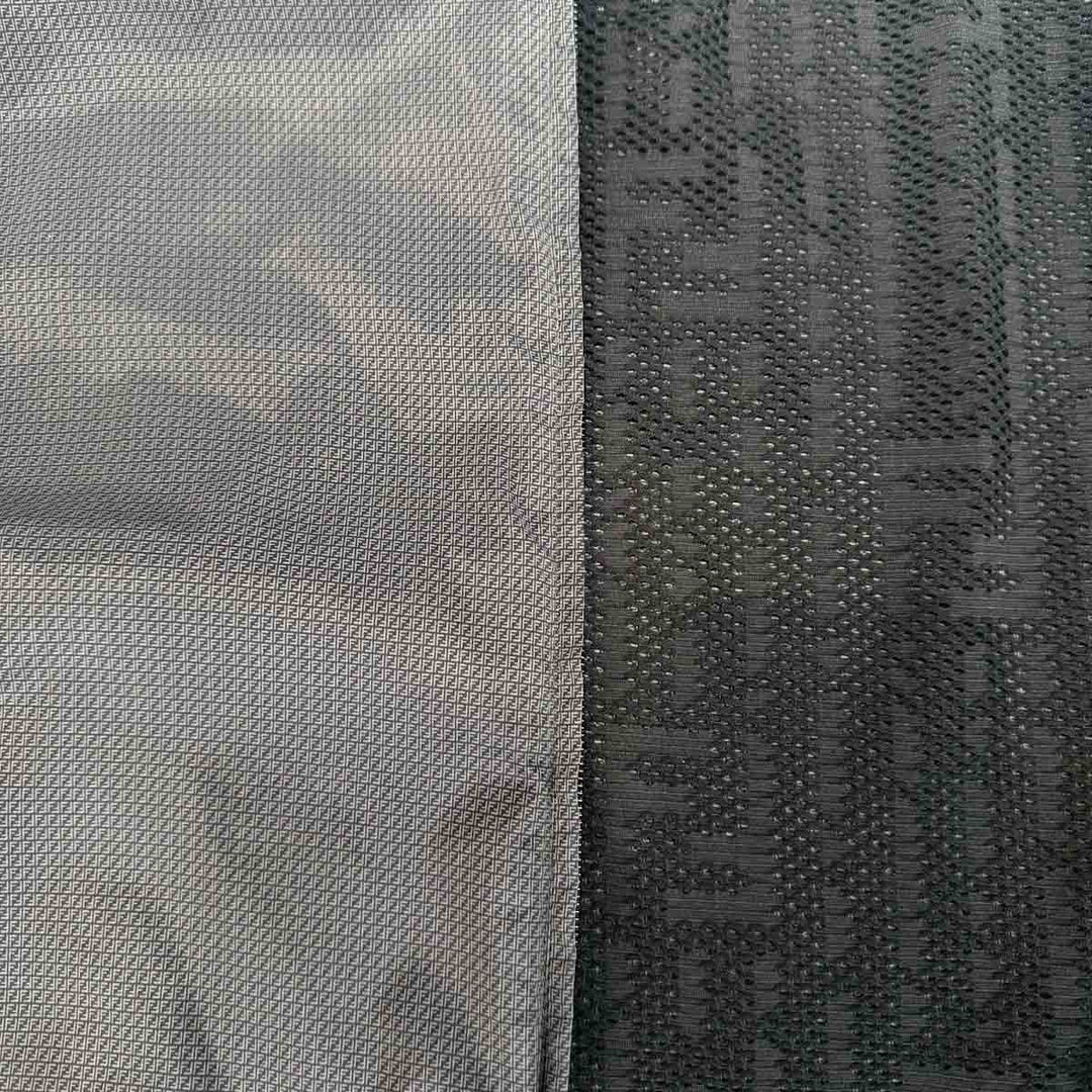 Fendi Black Zipped Up Nylon Jacket #48