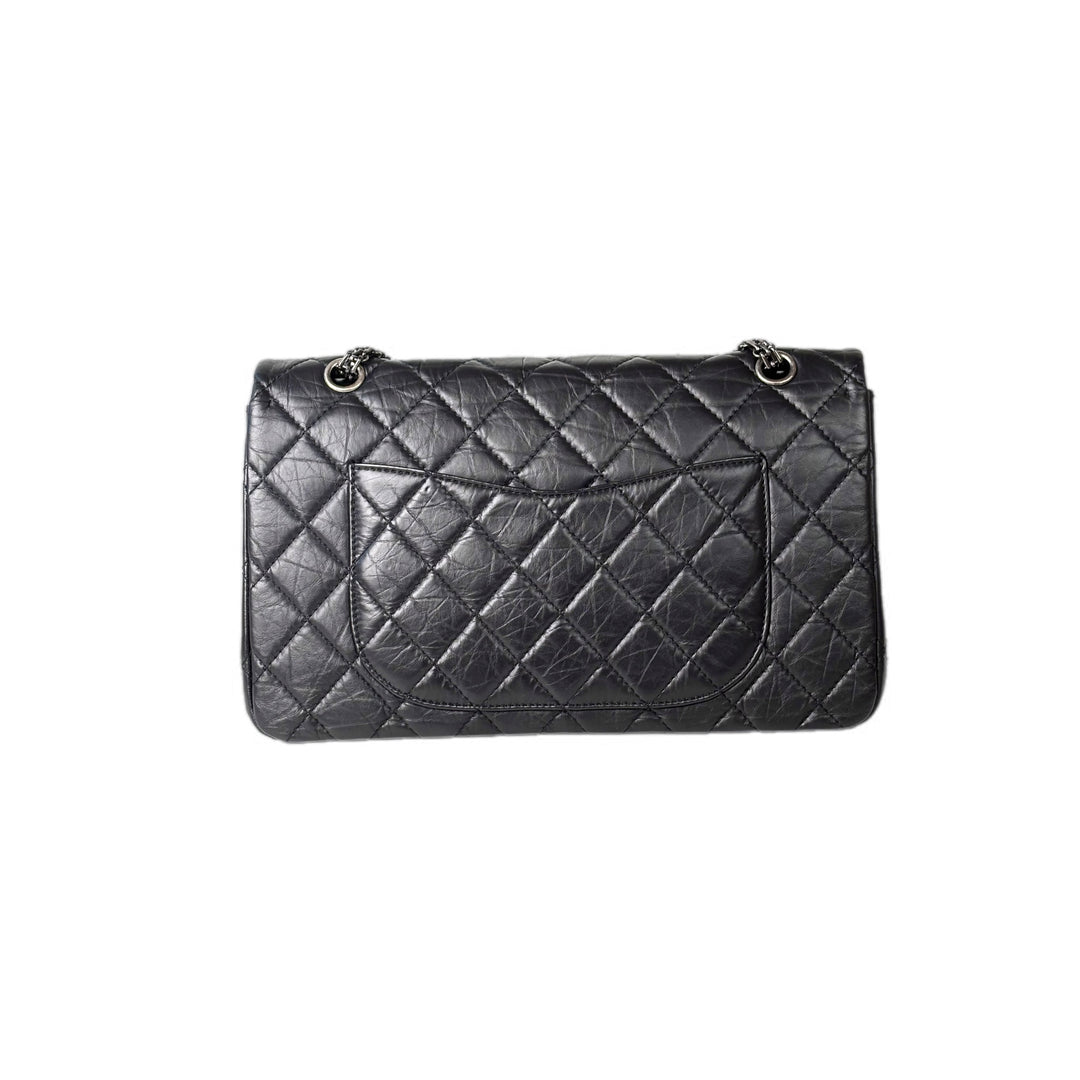 Chanel Leboy  Medium Bag With Top Handle Black Calfskin