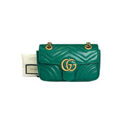 Gucci Marmont Mini Green Calfskin
