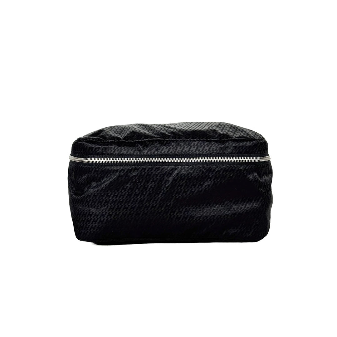 Hermes Black Travelsilk Zip Pouch Bag