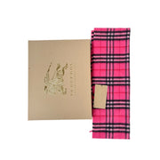 Burberry Wool  Scarf Pink Check