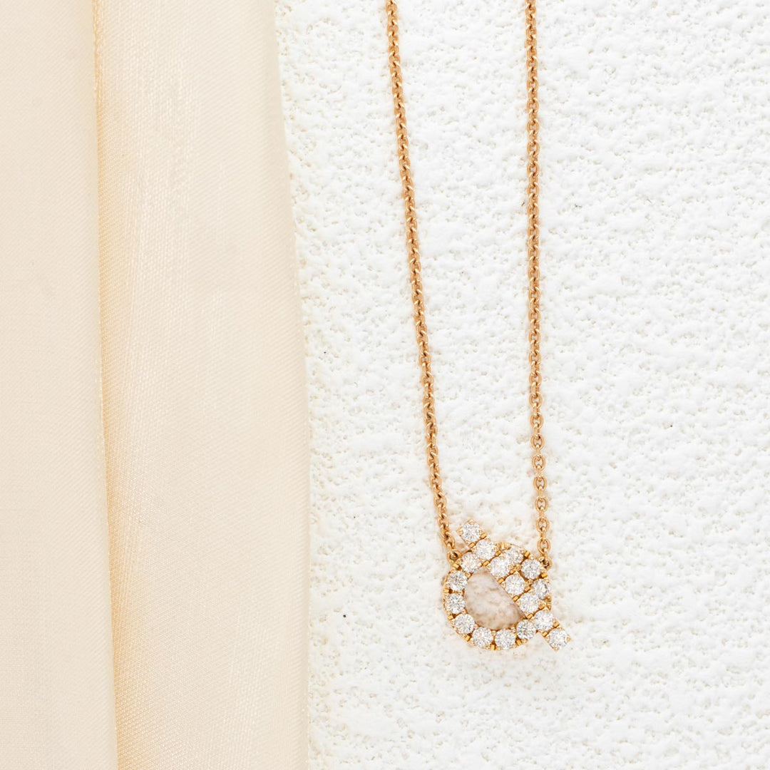 Hermes Rose Gold Finesse Necklace