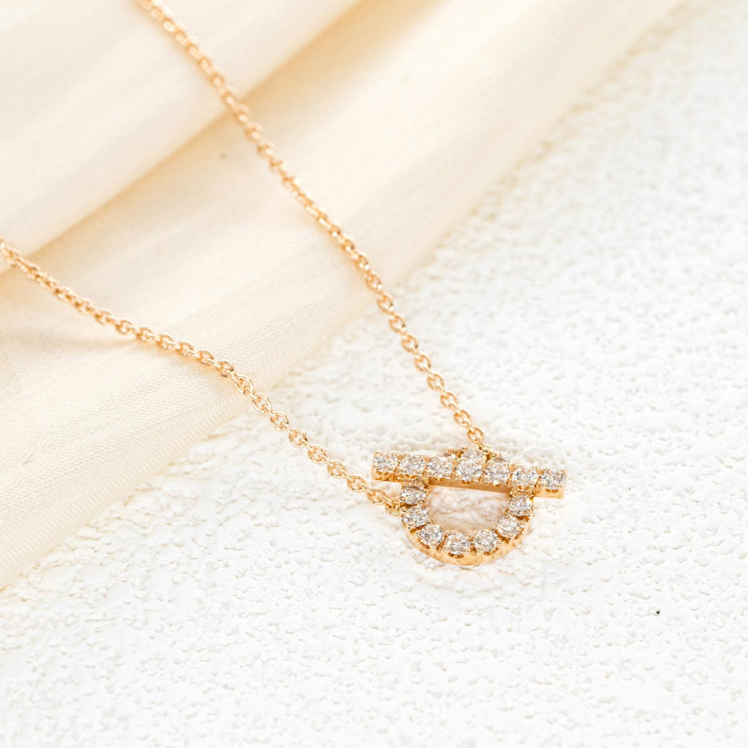 Hermes Rose Gold Finesse Necklace