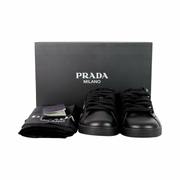 Prada Black Triangle Logo Shoes #7.5