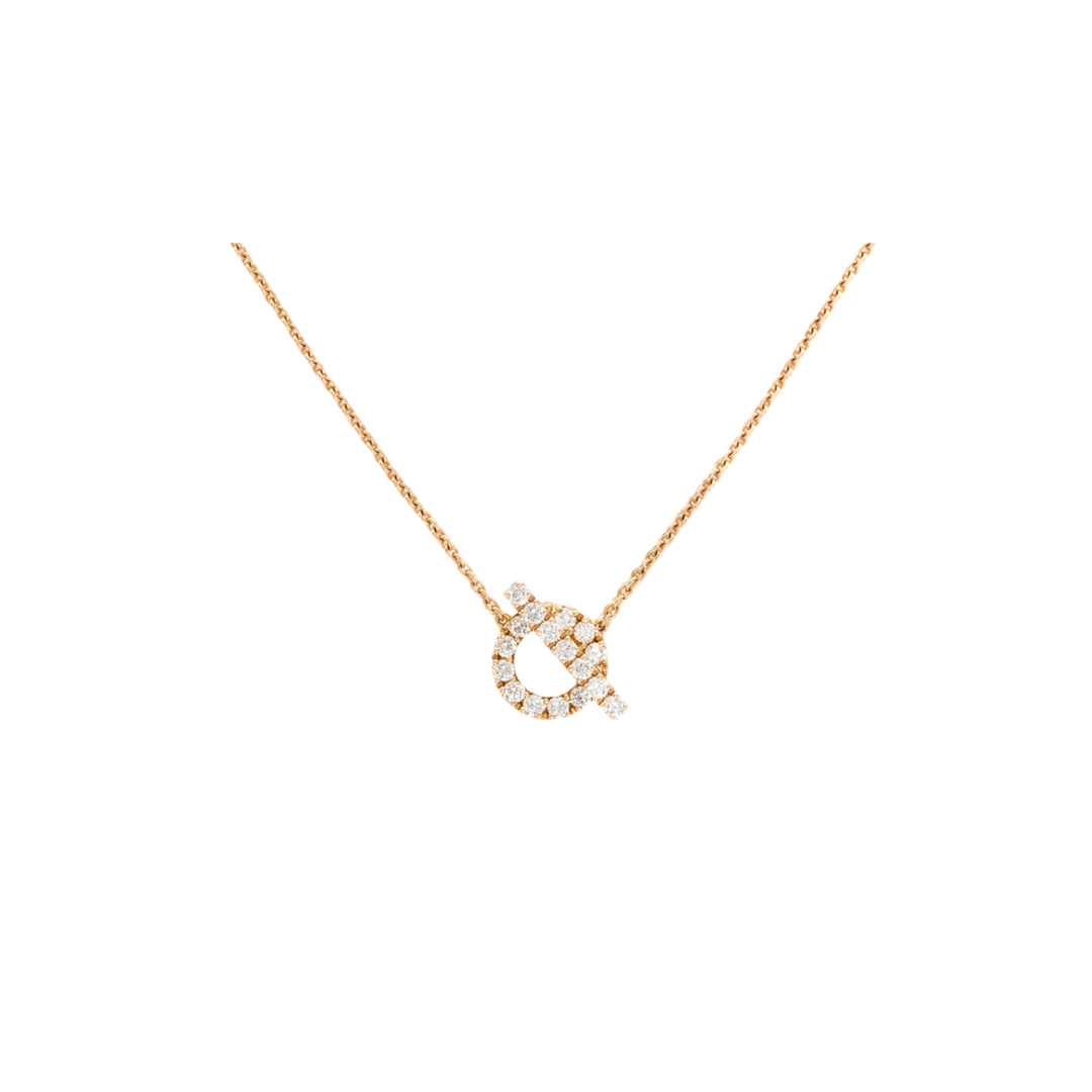 Hermes Rose Gold Finesse Necklace