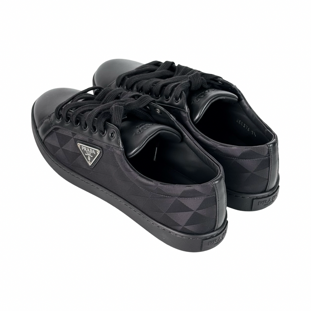 Prada Black Triangle Logo Shoes #7.5