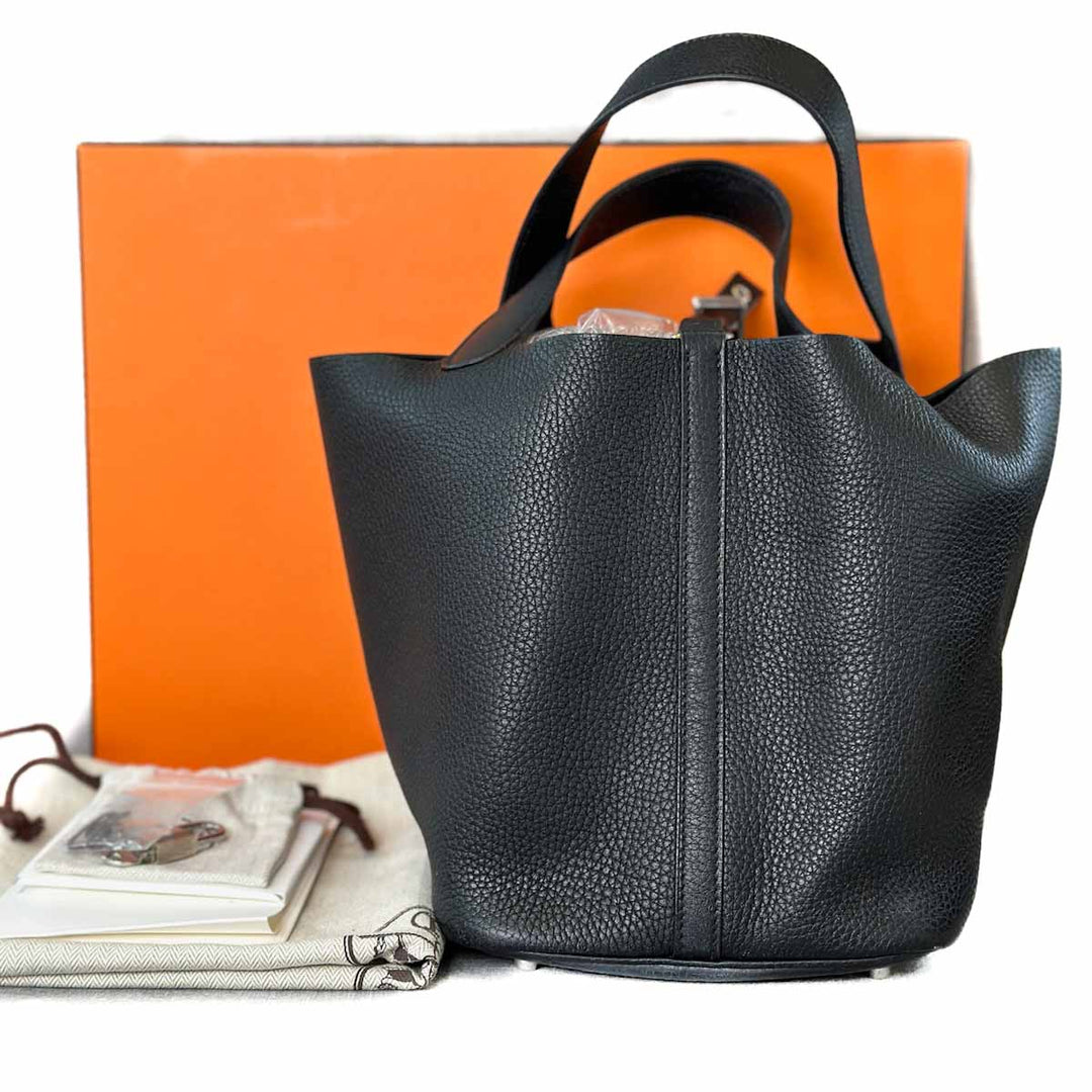Hermes Picotin 22 Black TC
