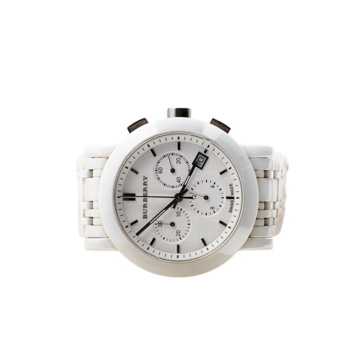 Burberry White Ceramic quartz Watch | JK Store