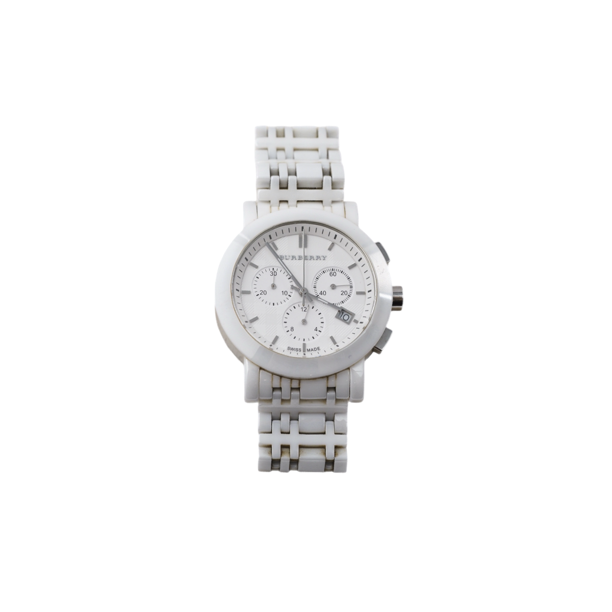 Burberry White Ceramic quartz Watch | JK Store