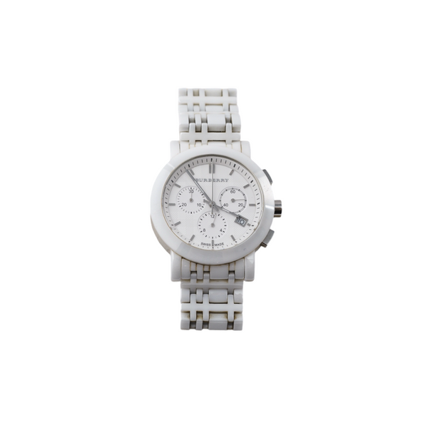 Burberry White Ceramic quartz Watch | JK Store
