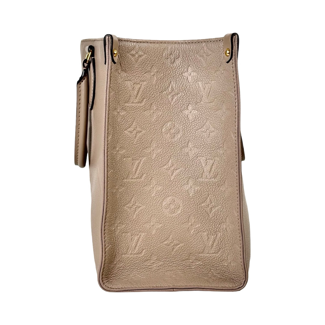 Louis Vuitton On The Go Mm Monogram Empreinte Leather