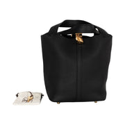 Hermes Picotin 22 Bag Black TC