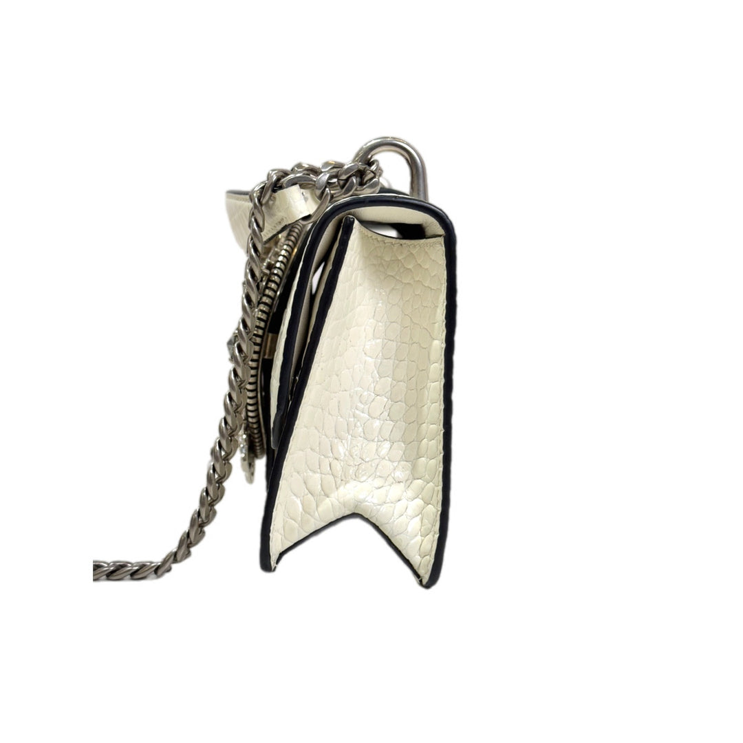 Miumiu White Crystal Miu Lady Bag