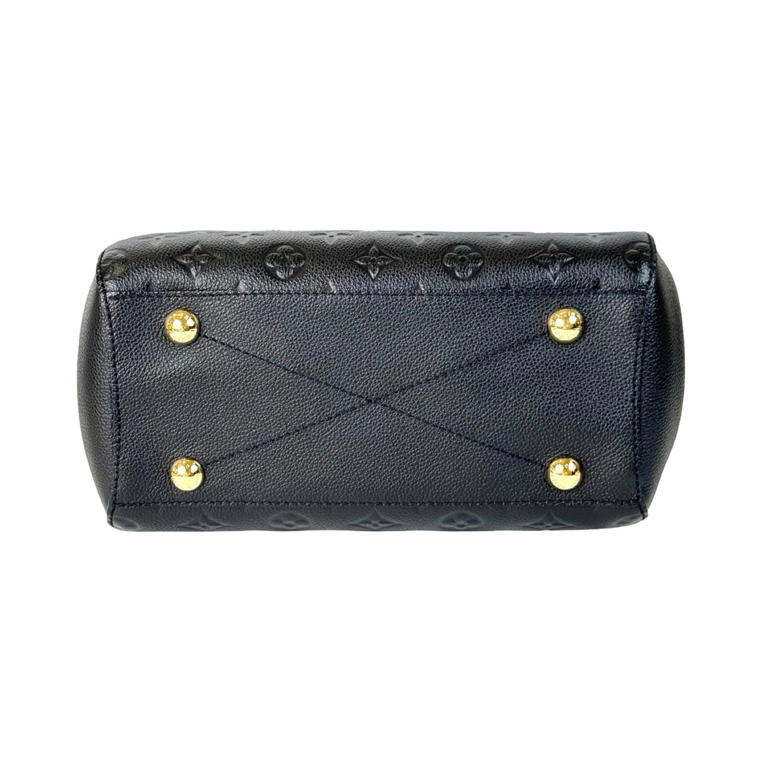 Louis Vuitton Montaigne Black Calfskin PM Bags