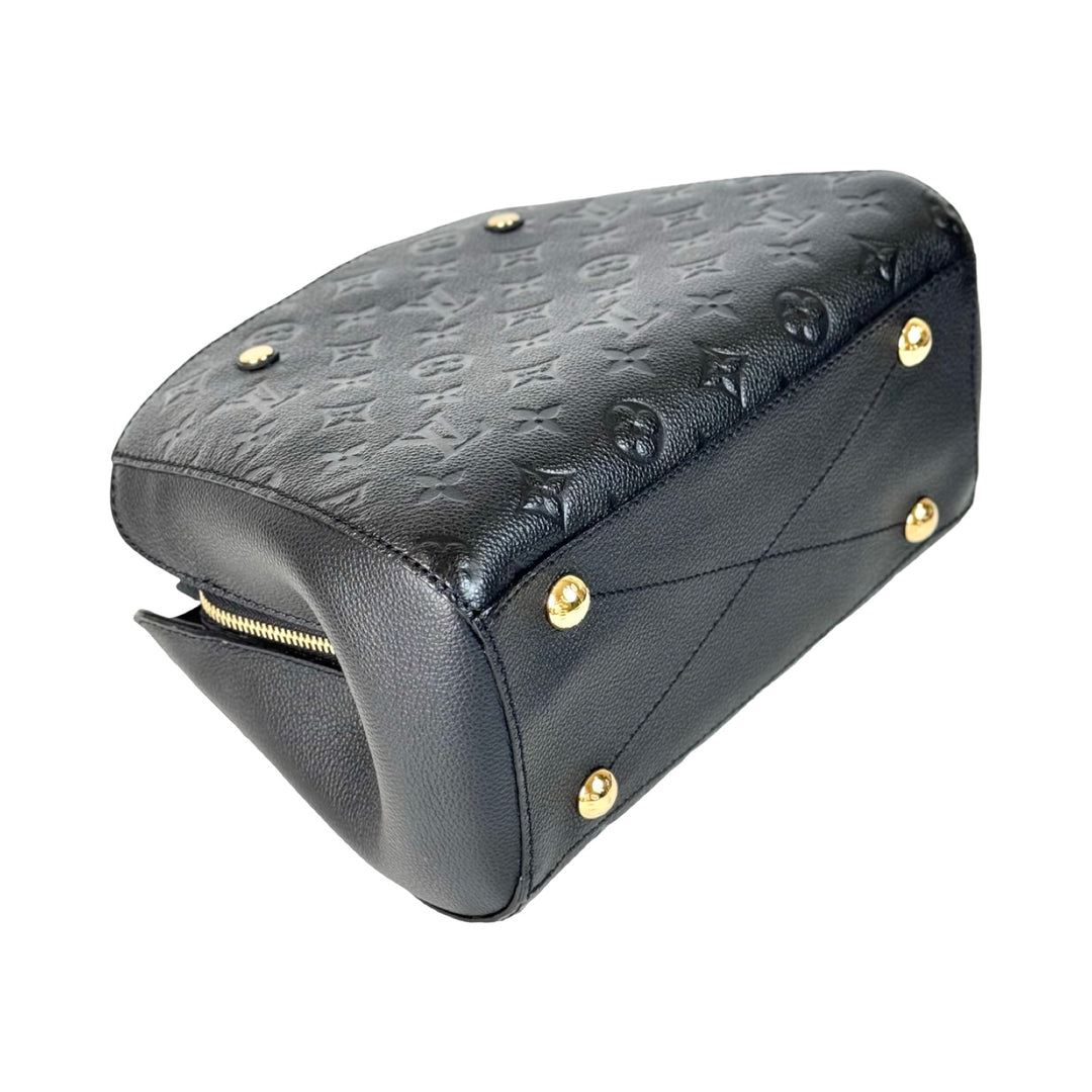 Louis Vuitton Montaigne Black Calfskin PM Bags