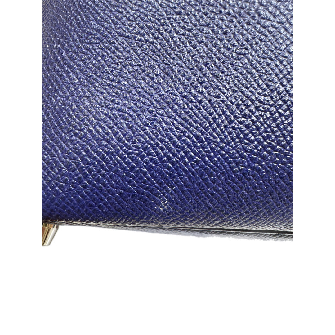 Hermes 18 Picotin Blue Epsom