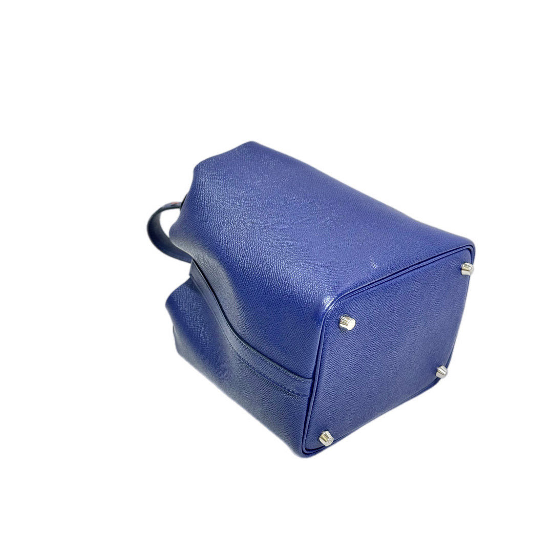 Hermes 18 Picotin Blue Epsom