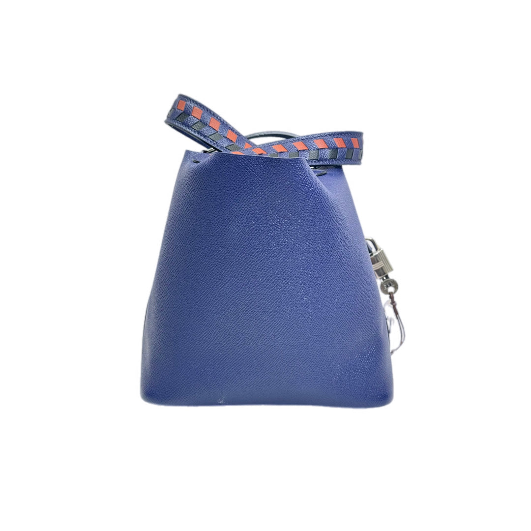 Hermes 18 Picotin Blue Epsom