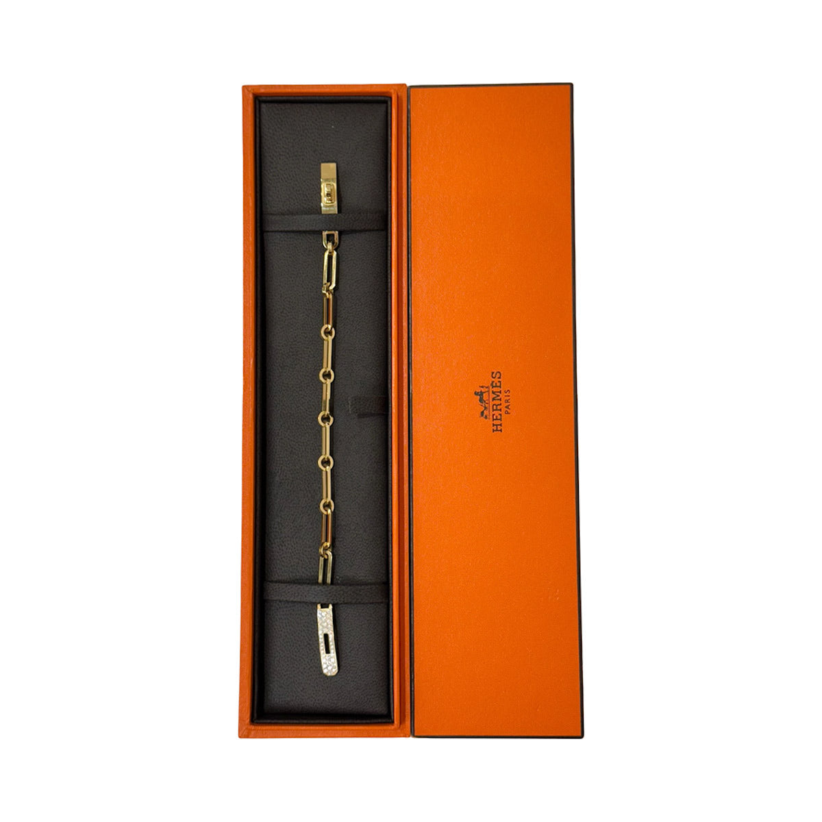 Hermes Kelly Chaine PM Bracelet Yellow Gold - Jiaxyk