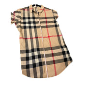 Burberry Classic Check Brown Shirt Size S