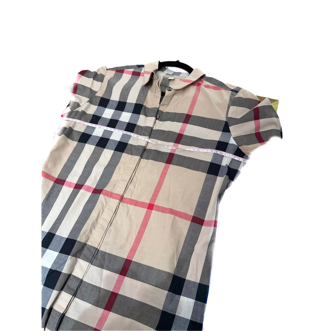 Burberry Classic Check Brown Shirt Size S
