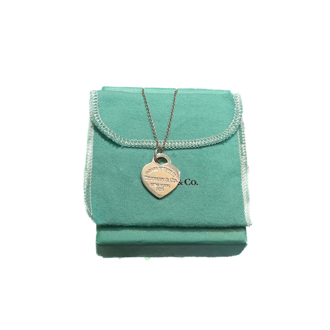 Tiffany Return to Tiffany Heart Tag Pendant in Sterling Silver