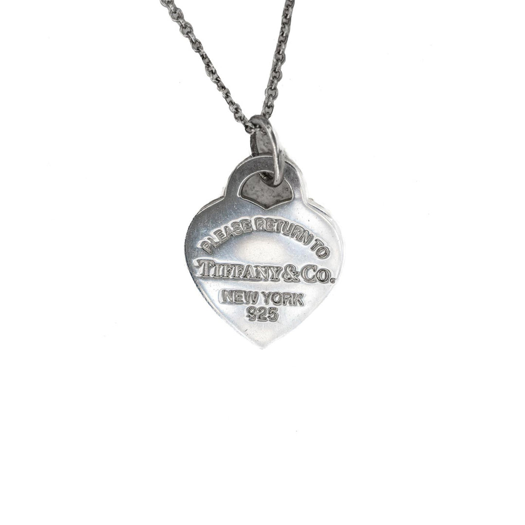 Tiffany Return to Tiffany Heart Tag Pendant in Sterling Silver