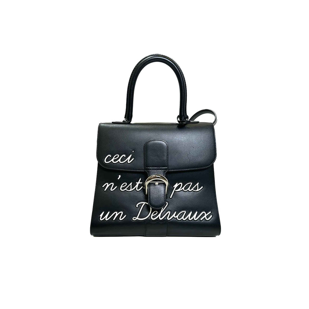 Delvaux Black Brillant L’Humour MM Bag