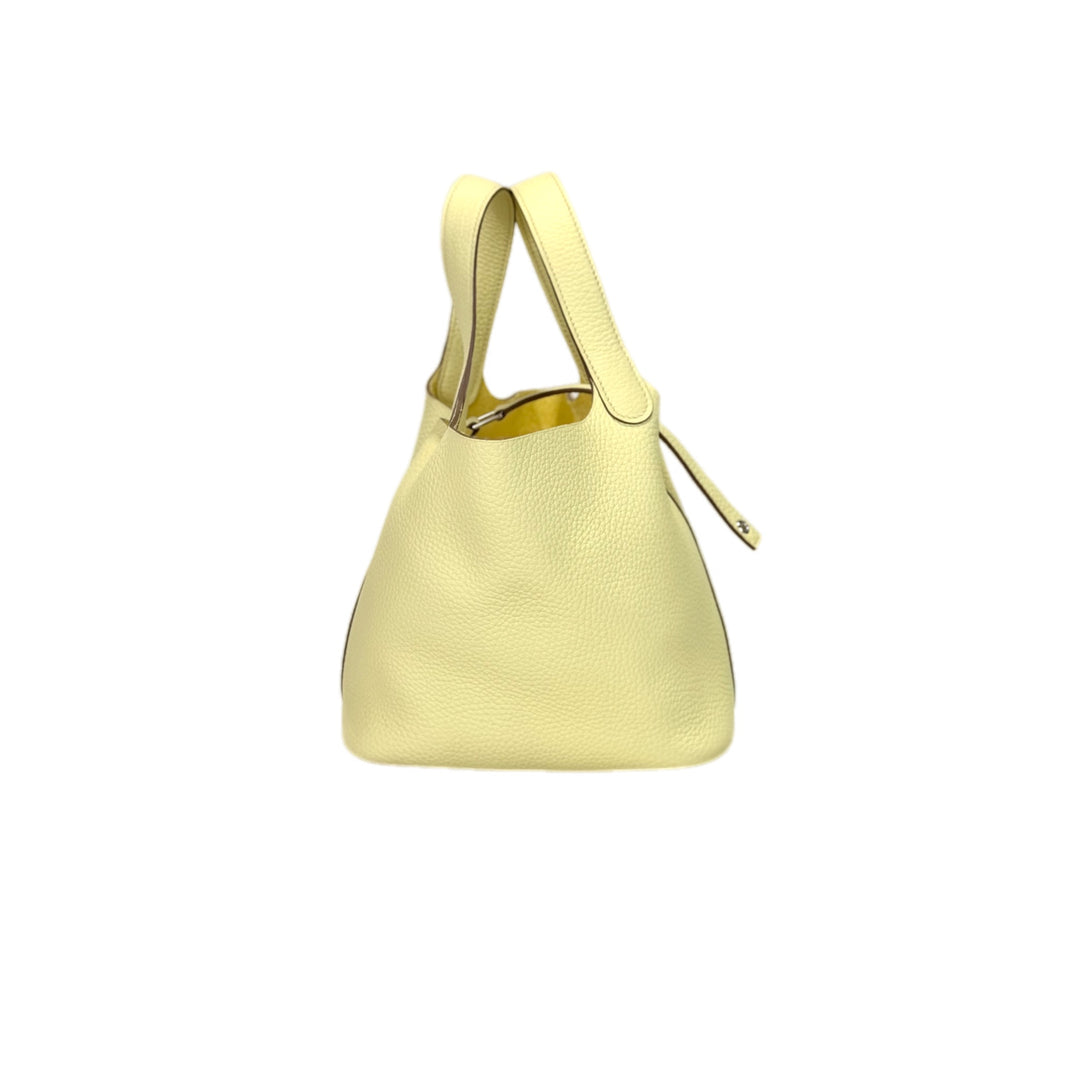 Hermes Picotin 18 I8 Bag TC Jaune Milton