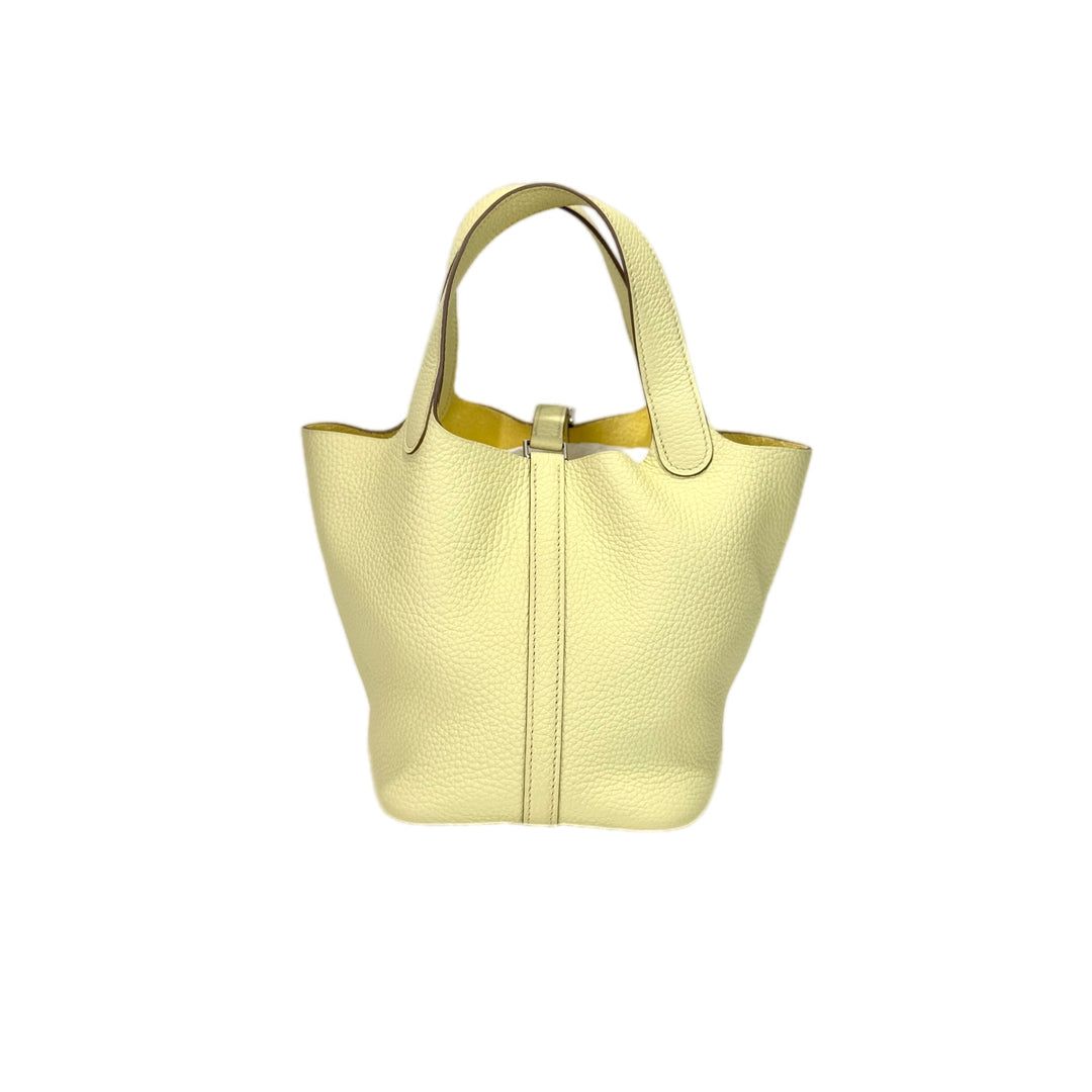 Hermes Picotin 18 I8 Bag TC Jaune Milton
