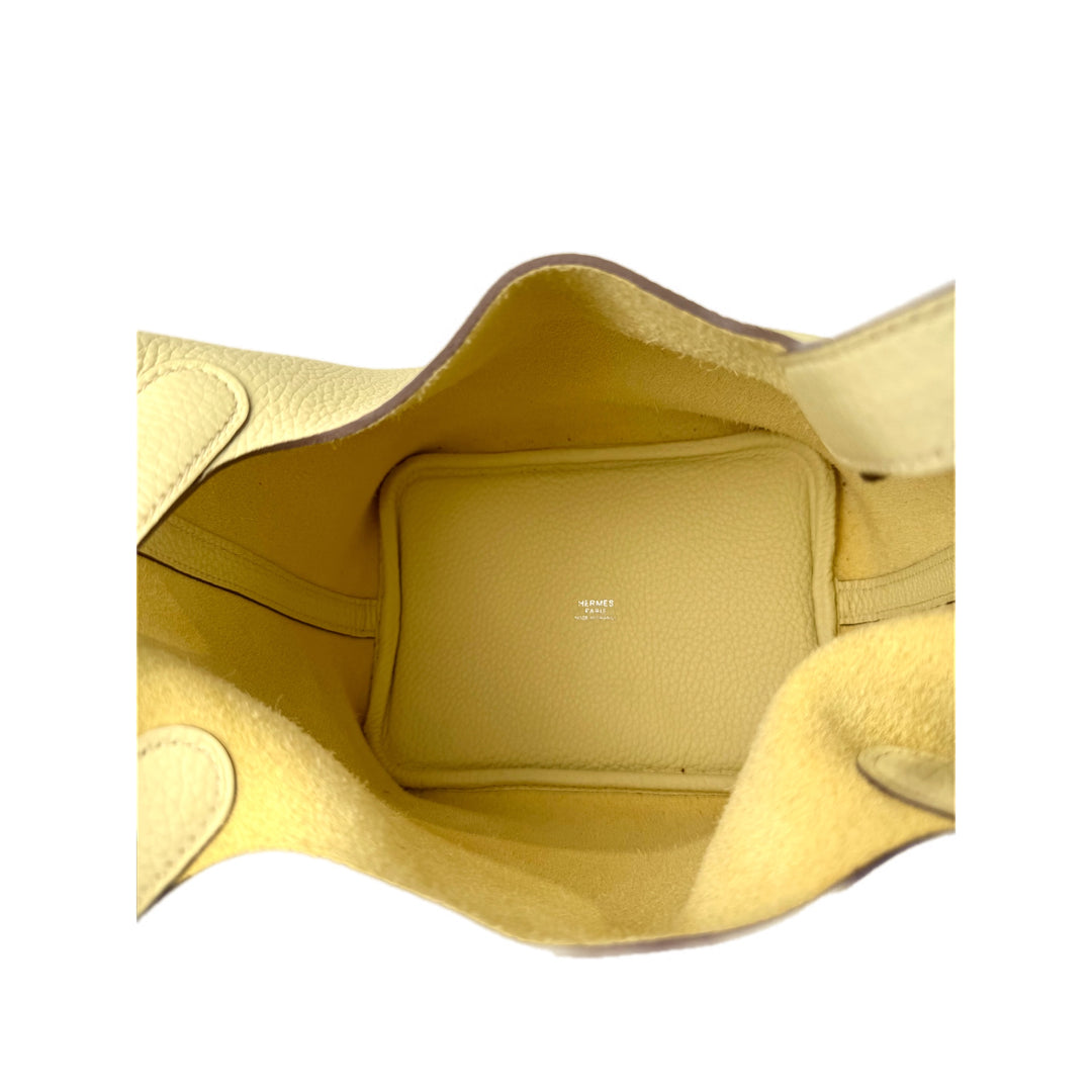 Hermes Picotin 18 I8 Bag TC Jaune Milton