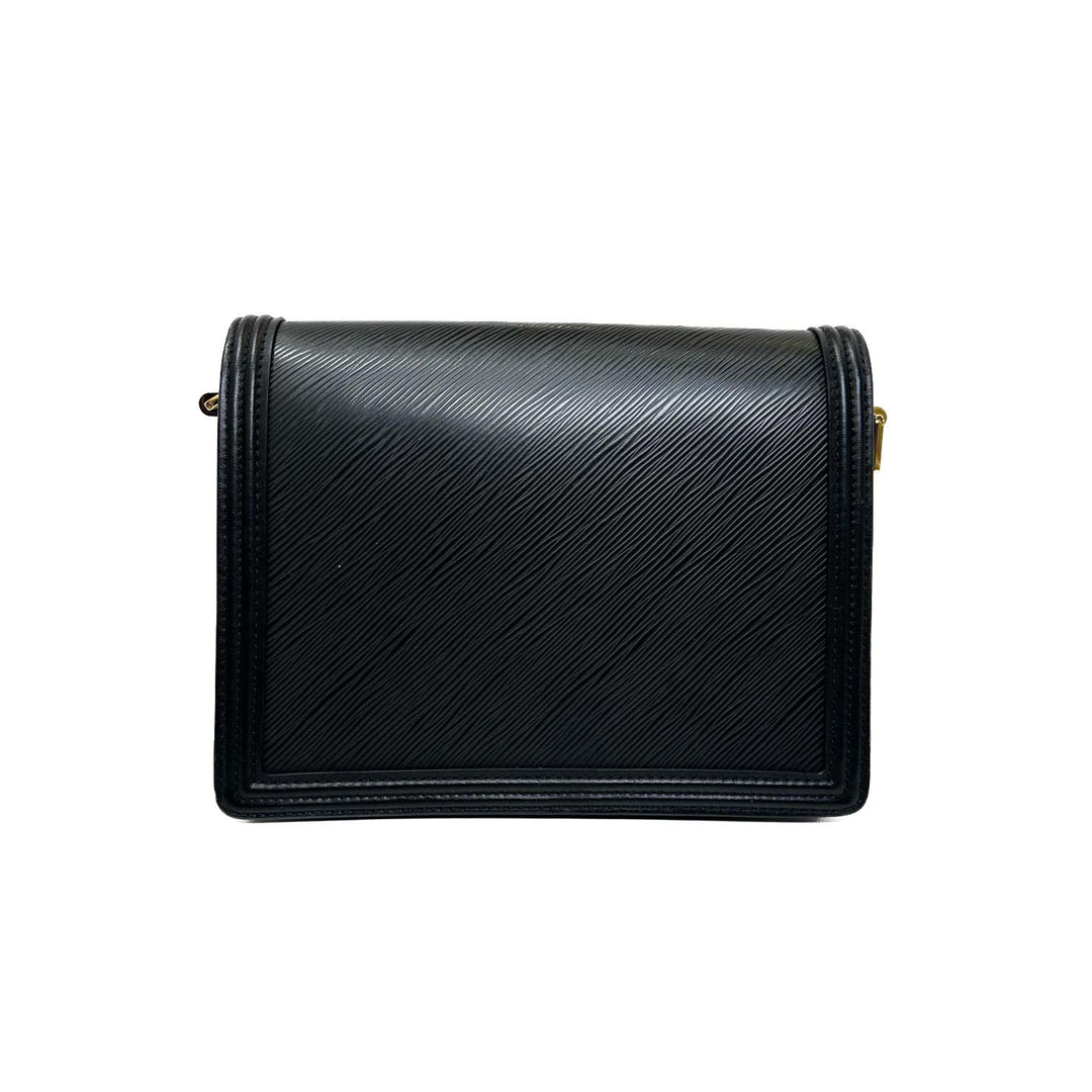 Louis Vuitton Black Epi Dauphine MM