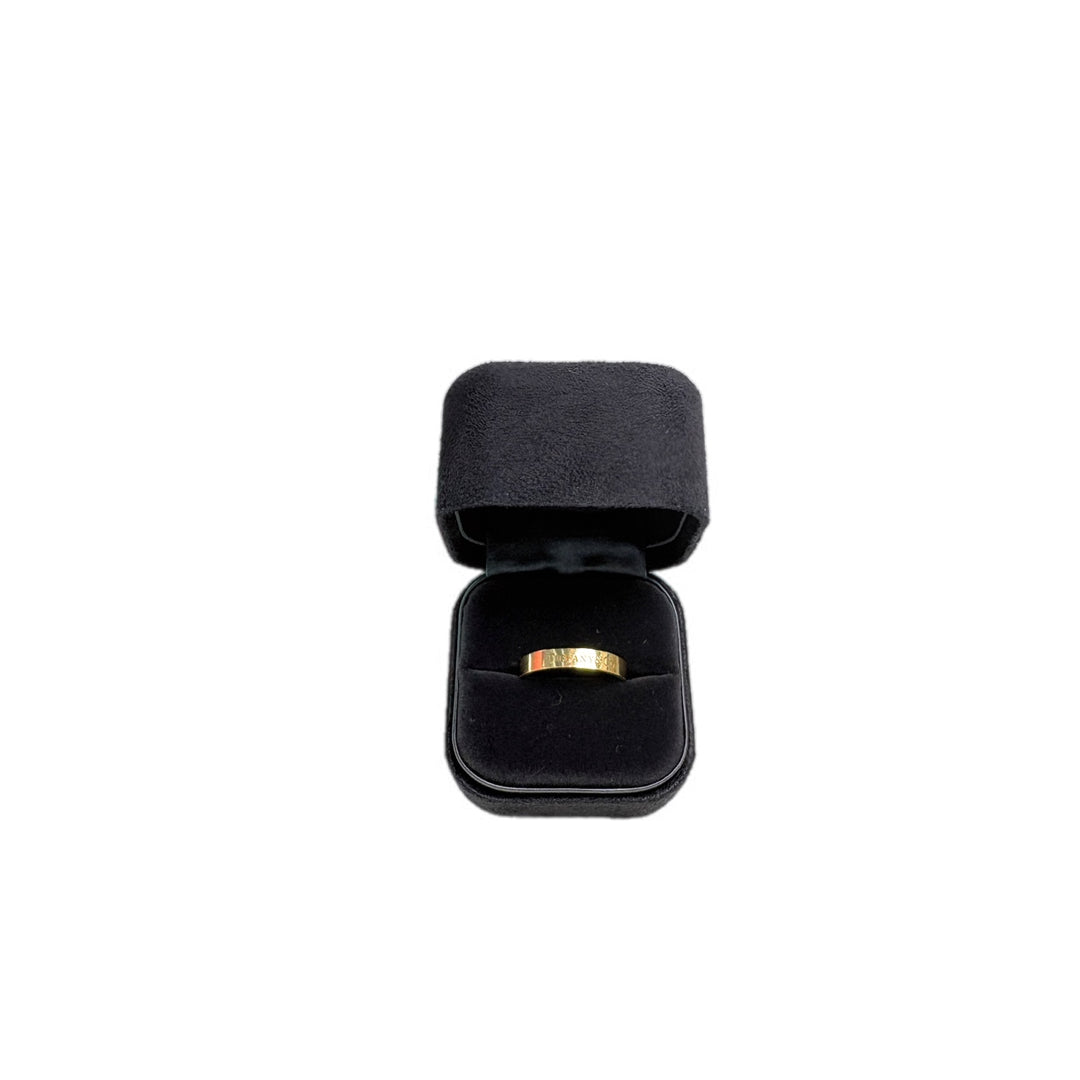 Tiffany 18k Gold Band Ring #61