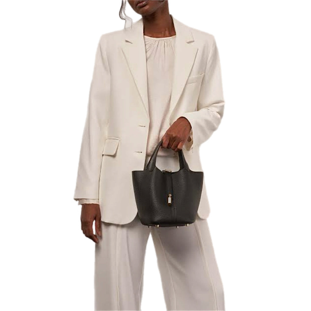 Hermes Picotin 18 Black TC Leather Bag