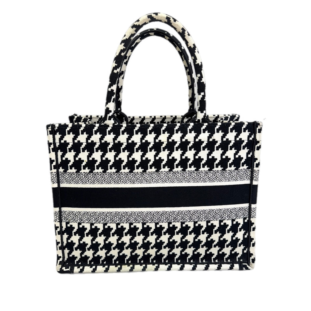 Dior Book Tote MM Black and White
