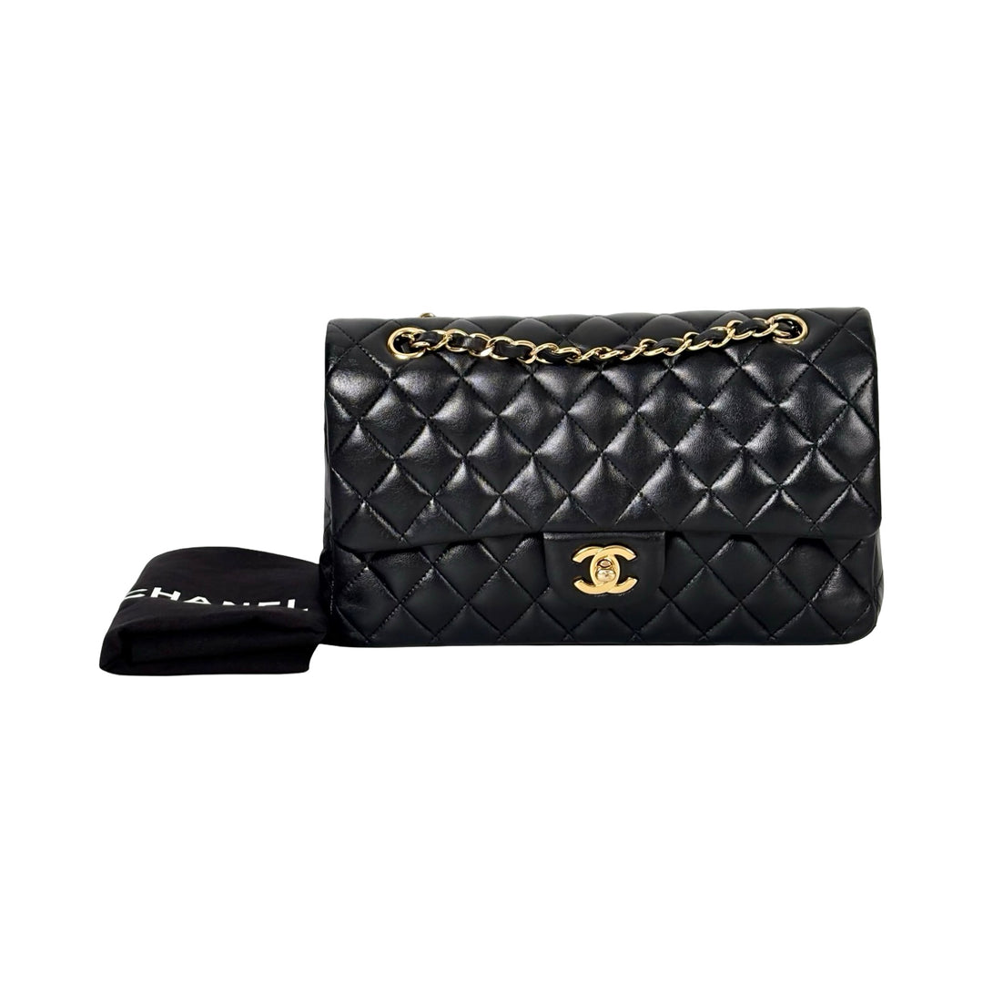Pre-owned Chanel Classic Flap Small Bag Lambskin Black - photo 2