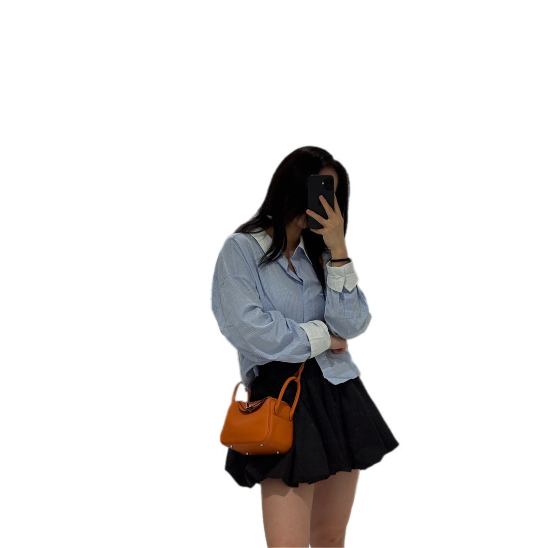 Hermes Lindy Mini Bag Orange Togo