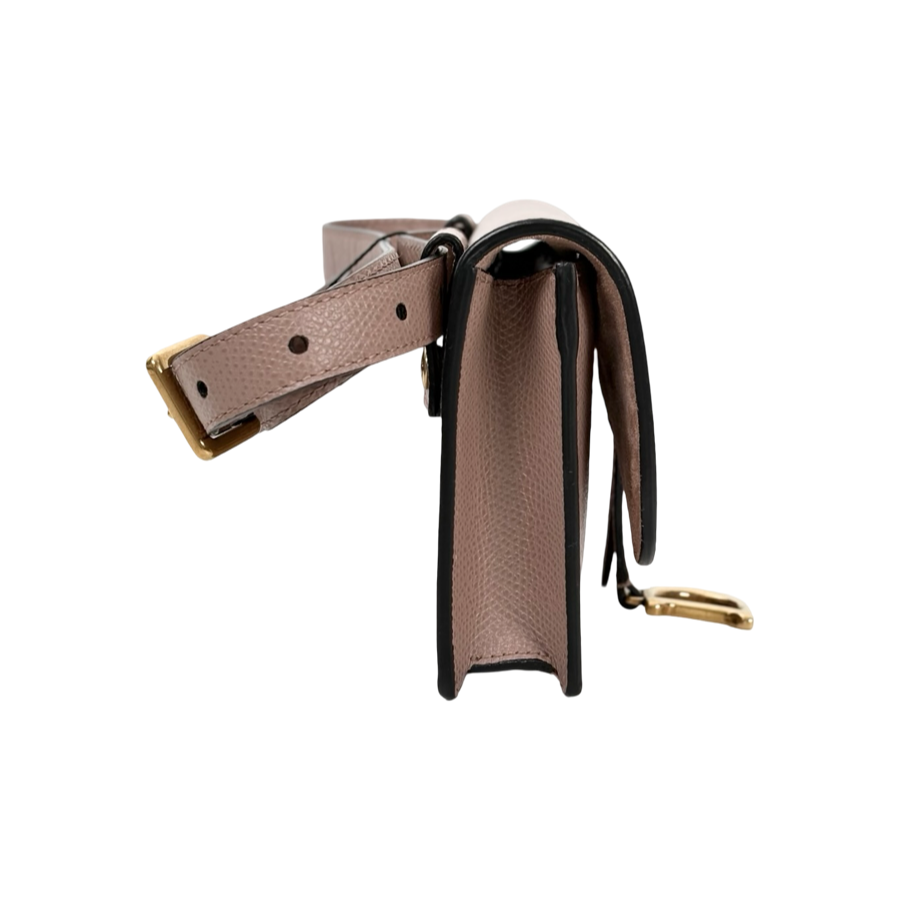 Dior Rose Pink Saddle Belt Pouch Bag