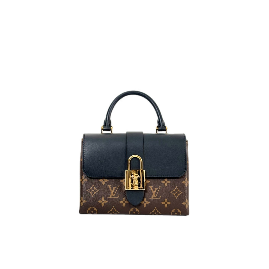 Louis Vuitton Black/Monogram Lock Bag
