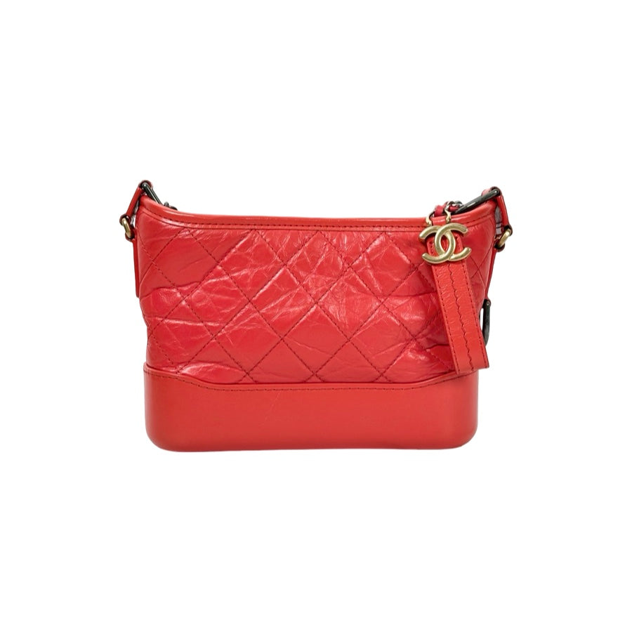 Chanel Gabrielle Small Bag Orange Red