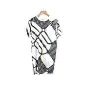 Pre-owned Hermes White Coaching Remix Long T-shirt in Cotton